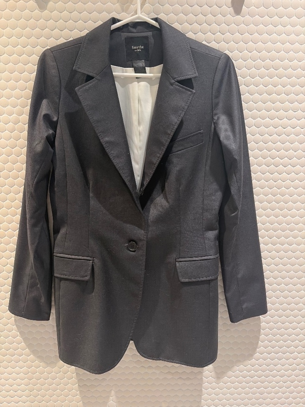 Smythe Les Vestes tailored wool blazer, size 8